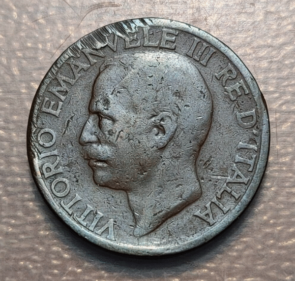 ITALIA VITTORIO EMANUELE III 10 CENTESIMI 1919 ESCASA SCARCE - Imagen 2