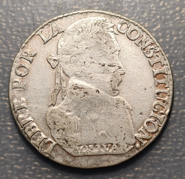 BOLIVIA POTOSI 4 SOLES 1830 IL BC+/MBC-
