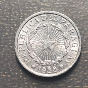 PARAGUAY 1 PESO 1938 KM 16