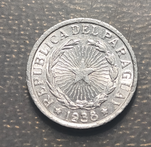 PARAGUAY 1 PESO 1938 KM 16