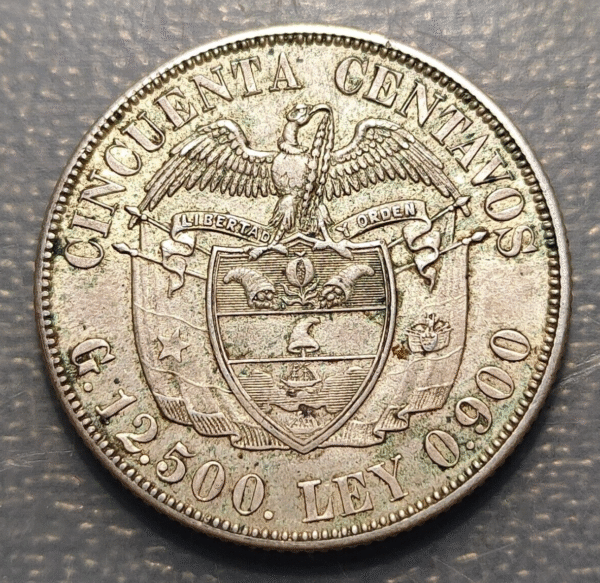 COLOMBIA 50 CENTAVOS 1934 EBC-/EBC - Imagen 2