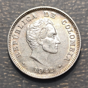 COLOMBIA 10 CENTAVOS 1942 EBC