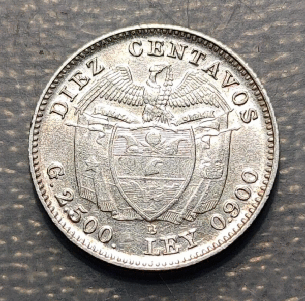 COLOMBIA 10 CENTAVOS 1942 EBC - Imagen 2
