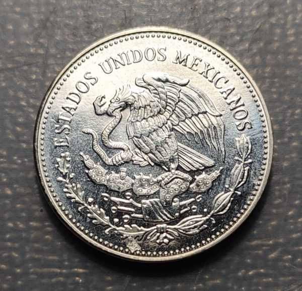 MEXICO 25 PESOS 1985 MUNDIAL FUTBOL 1986 FOOTBALL WORLD CUP SC UNC - Imagen 2