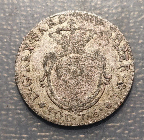 ITALIA REINO DE CERDEÑA SARDEGNA SABOYA SAVOIA CARLO EMANUELE IV 7,6 SOLDI 1800 - Imagen 2