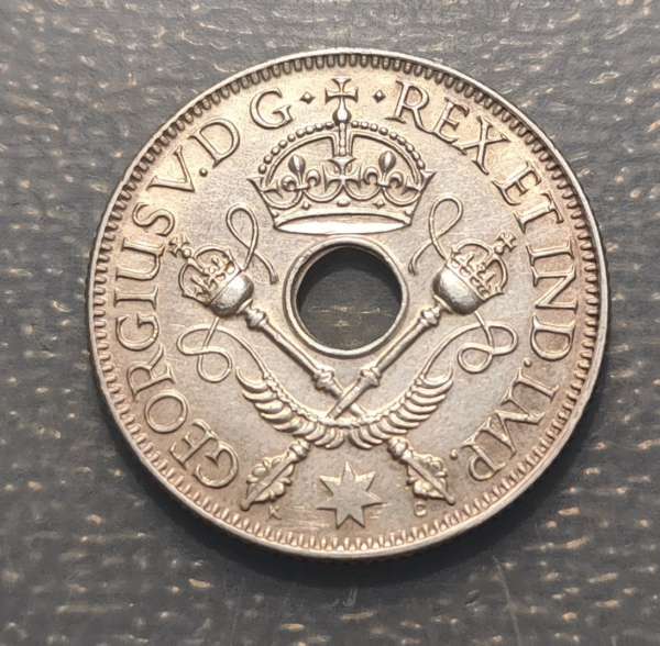 PAPUA NUEVA GUINEA 1 SHILLING 1936 EBC