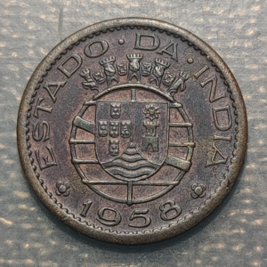INDIA PORTUGUESA 10 CENTAVOS 1958