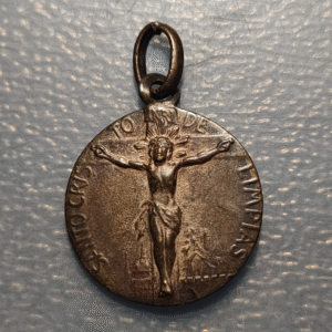 MEDALLA RELIGIOSA CANTABRIA SANTO CRISTO DE LA AGONIA DE LIMPIAS 25x18mm