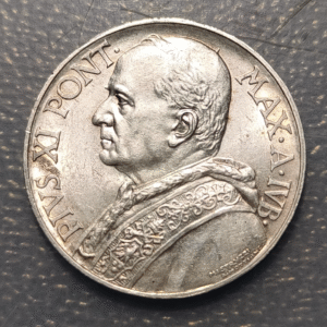 VATICANO PIO XI 10 LIRE 10 LIRAS 1933-1934 EBC