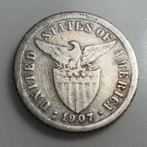 FILIPINAS PHILIPPINES ADMINISTRACION AMERICANA EE UU USA 10 CENTAVOS 1907