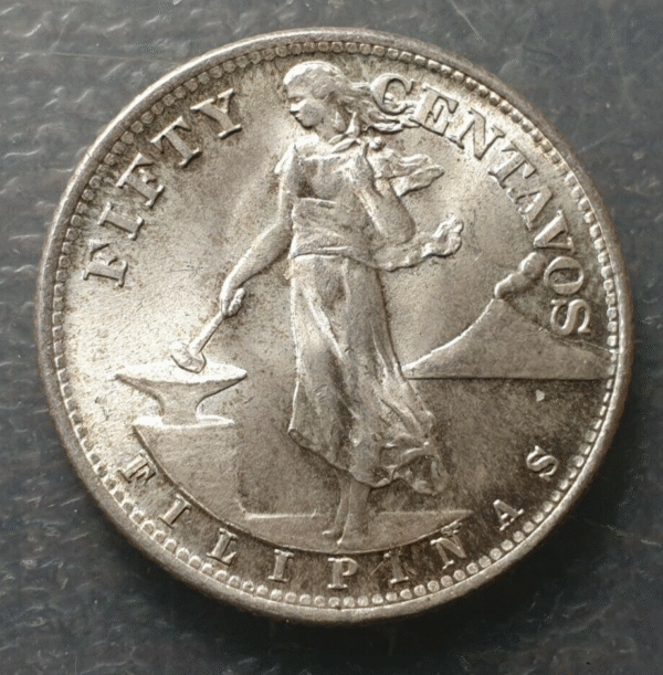 FILIPINAS PHILIPPINES 50 CENTS 1945 SC UNC