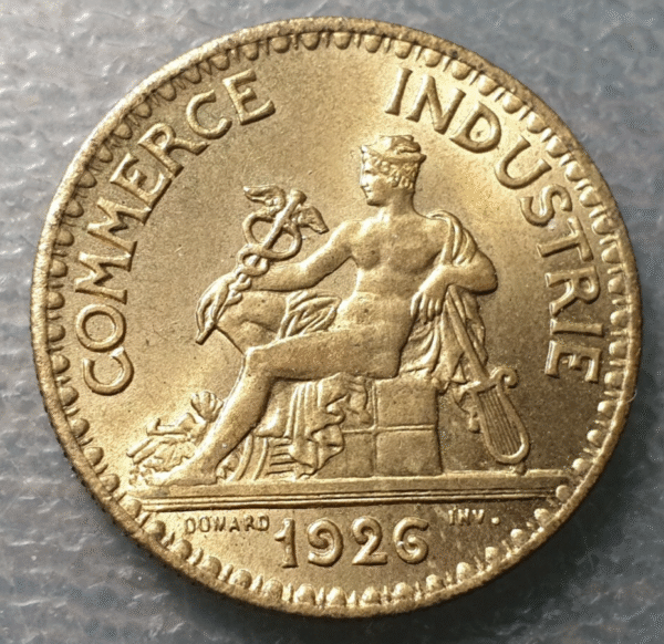FRANCIA FRANCE 2 FRANCS 1926 SC UNC FECHA ESCASA SCARCE DATE