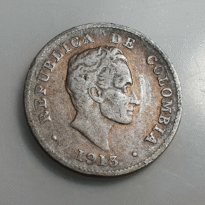 COLOMBIA 10 CENTAVOS 1913 MBC-