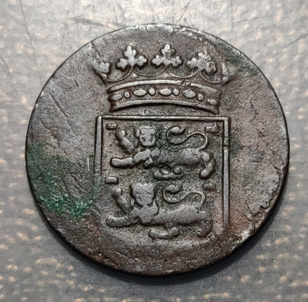 NETHERLANDS EAST INDIES INDIAS ORIENTALES NEERLANDESAS 1 DUIT 1754