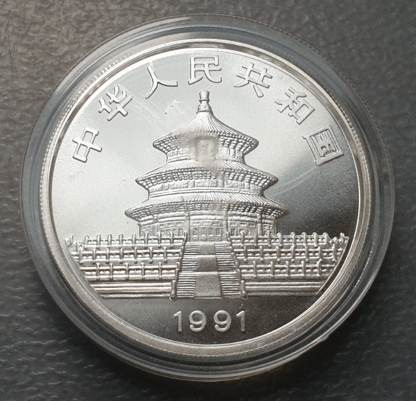 CHINA PANDA 10 YUAN 1991 - Imagen 2