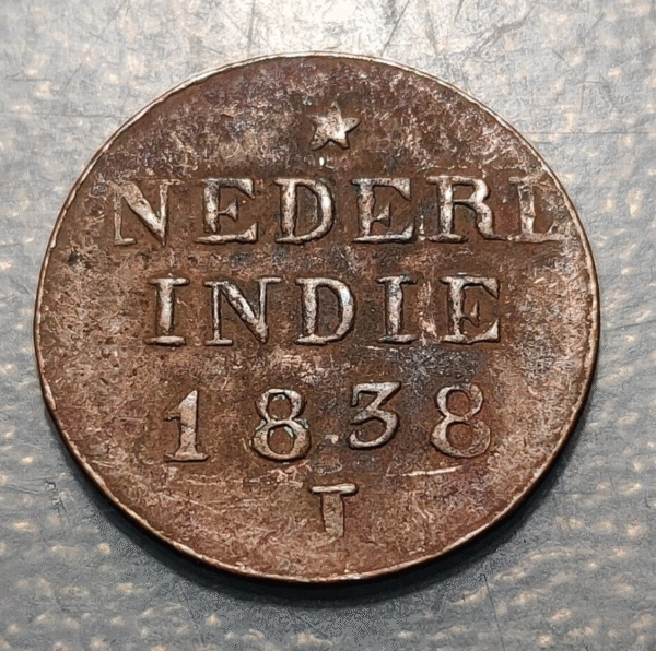 NETHERLANDS EAST INDIES INDIAS ORIENTALES NEERLANDESAS 1 CENT 1838 J KM 290 - Imagen 2