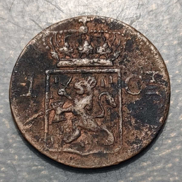 NETHERLANDS EAST INDIES INDIAS ORIENTALES NEERLANDESAS 1 CENT 1839 W KM 290