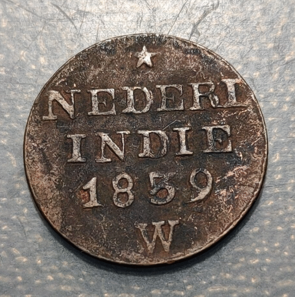 NETHERLANDS EAST INDIES INDIAS ORIENTALES NEERLANDESAS 1 CENT 1839 W KM 290 - Imagen 2