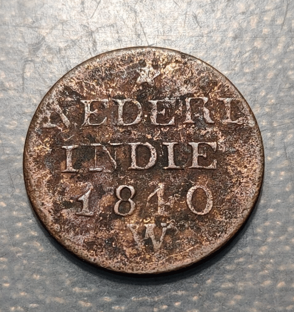 NETHERLANDS EAST INDIES INDIAS ORIENTALES NEERLANDESAS 1 CENT 1840 W KM 290 - Imagen 2