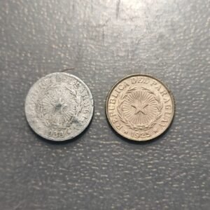 PARAGUAY LOTE 2 MONEDAS 50 CENTAVOS 1925-1938