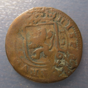 FELIPE IV 12 MARAVEDIS RESELLO 1642 CUENCA?