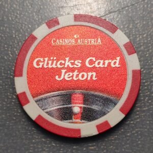 AUSTRIA CASINO TOKEN CHIP GLUCKCARD