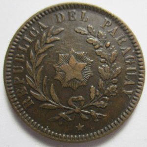 PARAGUAY 2 CENTESIMOS 1870