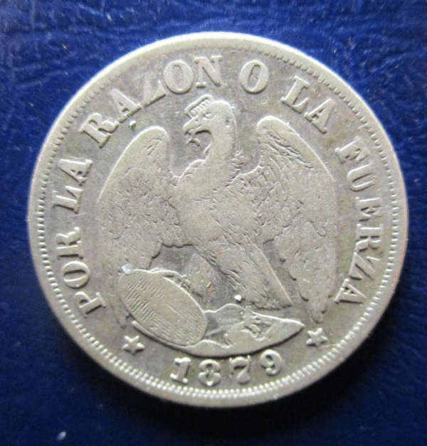 CHILE 20 CENTAVOS 1879