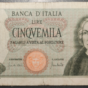 ITALIA 5000 LIRE 20/01/1970 1 CARAVELLA BC/BC+