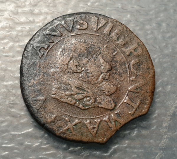ESTADOS PAPALES PONTIFICIO VATICANO AVIGNON URBANO VIII DOBLE TORNES 1636 BC/BC+