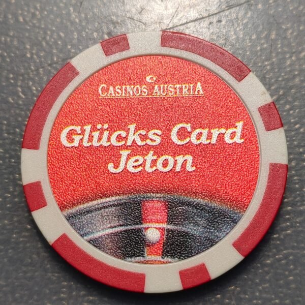 AUSTRIA CASINO TOKEN CHIP GLUCKCARD - Imagen 2