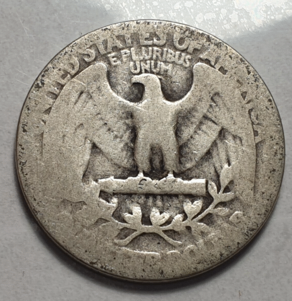 ESTADOS UNIDOS EEUU USA 25 CENTS QUARTER DOLLAR 1936 GEORGE WASHINGHTON BC - Imagen 2