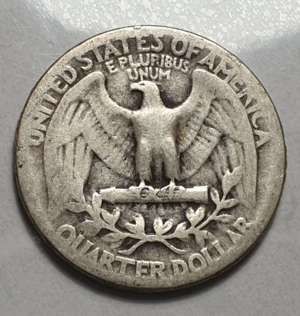 ESTADOS UNIDOS EEUU USA 25 CENTS QUARTER DOLLAR 1939 GEORGE WASHINGHTON BC/BC+ - Imagen 2