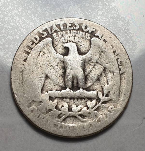 ESTADOS UNIDOS EEUU USA 25 CENTS QUARTER DOLLAR 1940 GEORGE WASHINGHTON BC - Imagen 2