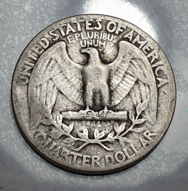 ESTADOS UNIDOS USA EEUU 25 CENTS QUARTER DOLLAR 1941 GEORGE WASHINGHTON BC+ - Imagen 2