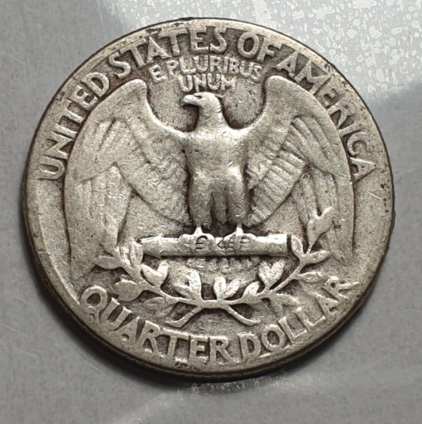 ESTADOS UNIDOS EEUU USA 25 CENTS QUARTER DOLLAR 1941 GEORGE WASHINGHTON BC+/MBC- - Imagen 2