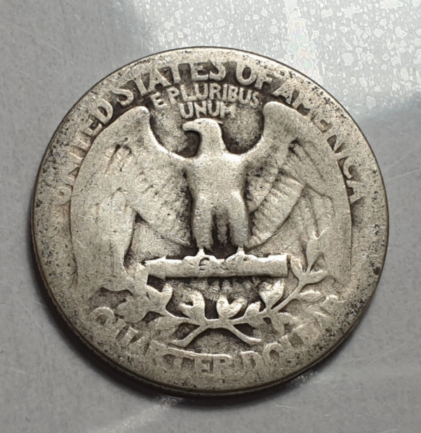 ESTADOS UNIDOS EEUU USA 25 CENTS QUARTER DOLLAR 1941 GEORGE WASHINGHTON BC/BC+ - Imagen 2