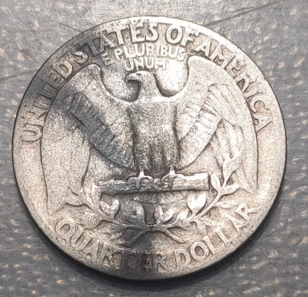ESTADOS UNIDOS USA 25 CENTS QUARTER DOLLAR 1942 GEORGE WASHINGHTON BC+/MBC- - Imagen 2