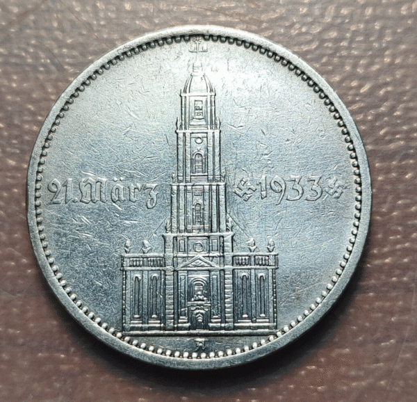 ALEMANIA GERMANY III REICH 5 MARK 5 MARCOS 1934 A MBC-