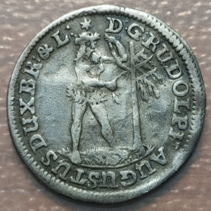 ALEMANIA GERMANY BRUNSWICK LUNEBURG CALENBERG 2 MARIEN GROSCHEN 1683 MBC-/MBC