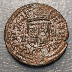 ESPAÑA FELIPE IV 8 MARAVEDIS 1662 MADRID RARA