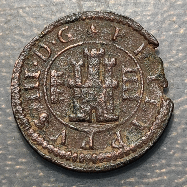 ESPAÑA FELIPE IV 4 MARAVEDIS 1604 SEGOVIA - Imagen 2