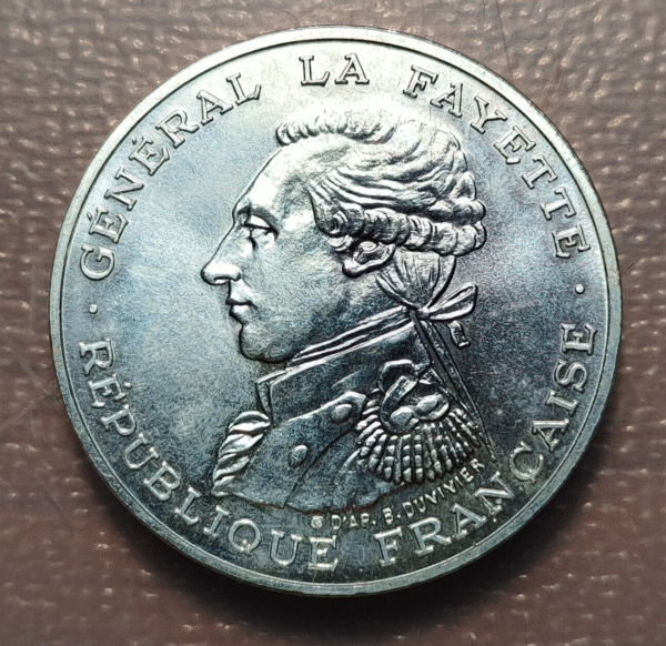 FRANCIA FRANCE 100 FRANCS 100 FRANCOS 1987 LA FAYETTE PIEDFORT SC-