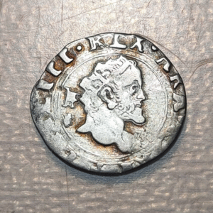 IMPERIO ESPAÑOL NAPOLES NAPOLI FELIPE II 1/2 CARLINO IAF / CI