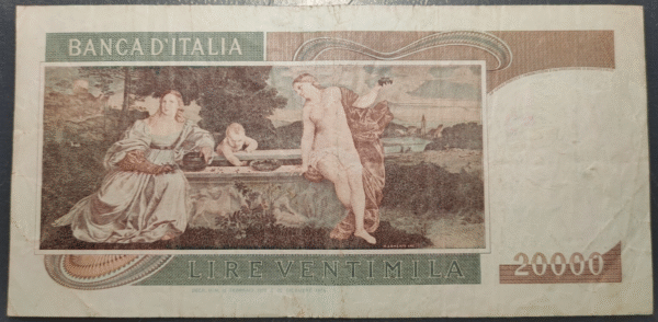 ITALIA 20000 LIRE 21/02/1975 BC+ - Imagen 2
