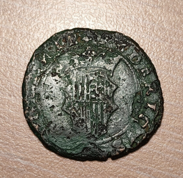 CORONA CATALANOARAGONESA FEDERICO NAPOLES 1496-1501 DOBLE SEXTINO DOPPIO SESTINO