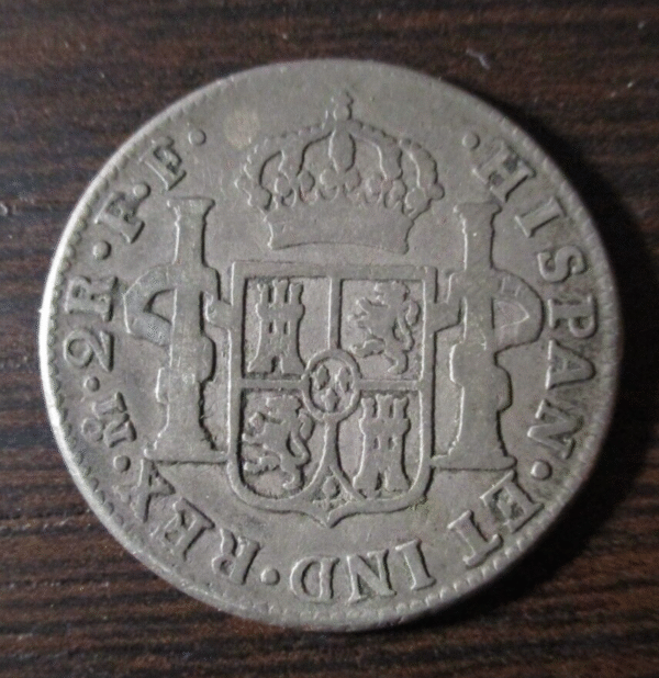 MEXICO CARLOS III 2 REALES 1781 FF - Imagen 2