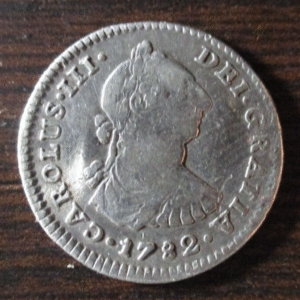 MEXICO CARLOS III 1 REAL 1782 FF