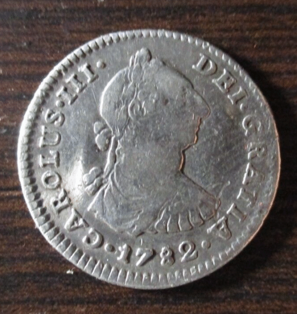 MEXICO CARLOS III 1 REAL 1782 FF