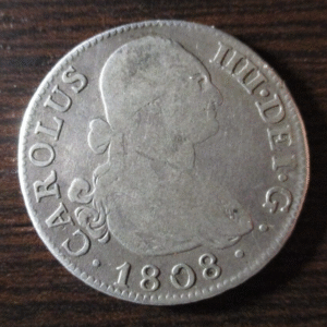 MADRID CARLOS IV 2 REALES 1808 AJ